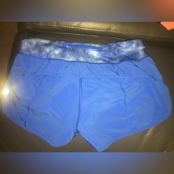Lululemon Speed Up Shorts Pipe Dream Blue Size 4 - Picture 4 of 12
